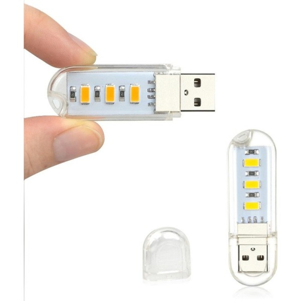 Powerax Taşınabilir USB LED Işık Gece Lambası Mini Flash LED - Şeffaf Tablet Pc Aksesuarları Fiyatı