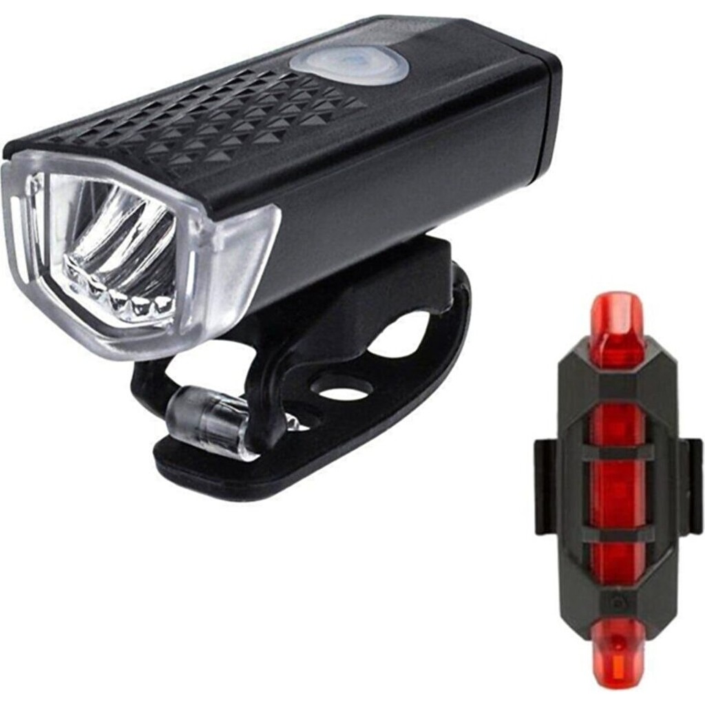 Powerax usb Şarj Edilebilir LED Bisiklet Far Ön Işık Arka Stop 2'li Set Şarjlı ve 4 Modlu Bisikletler Fiyatı