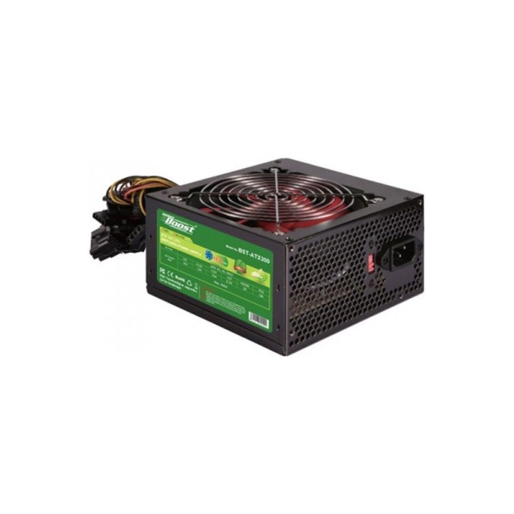 PowerBoost BST-ATX300R 300w 12cm Kırmızı Fanlı ATX Power Supply Power Supply Fiyatı