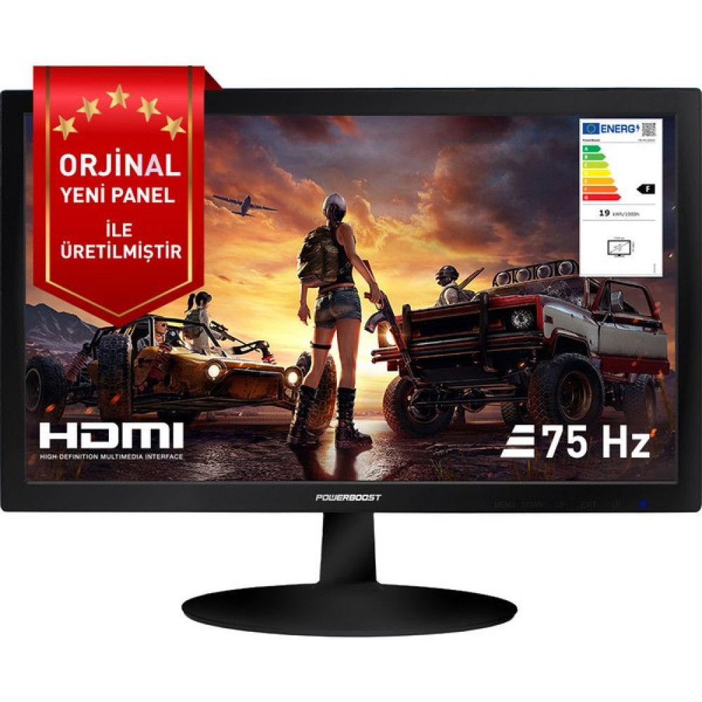 PowerBoost M2180VH 21.5" 1920X1080/75 VGA HDMI Monitör - Siyah Monitör Fiyatı