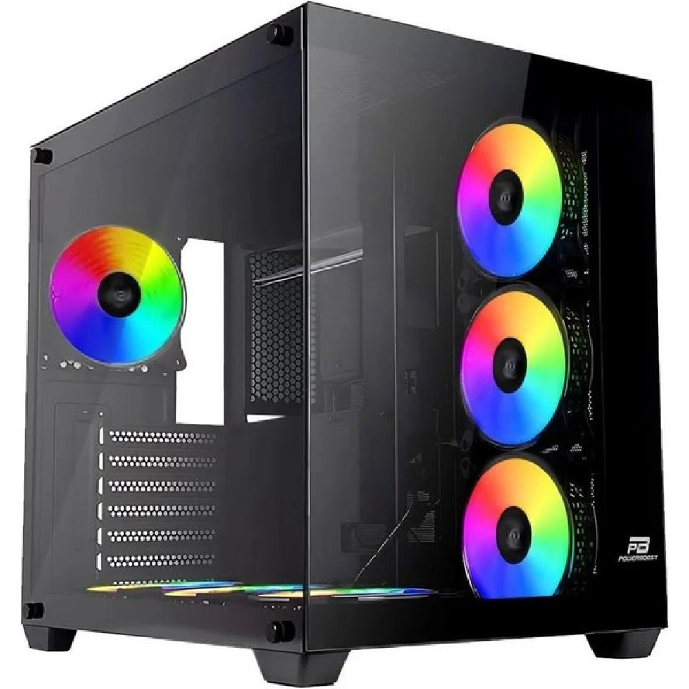 Powerboost PB-PV005BB USB 3.0, Atx 7 x Argb Fanlı, Siyah Kasa PC Kasaları Fiyatı