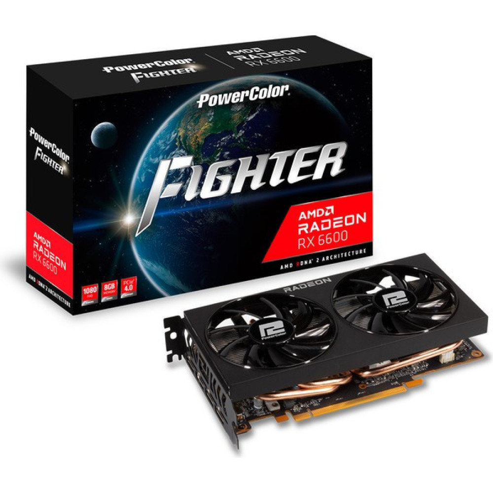 Powercolor Fighter RX6600 8gb 128BIT Gddr6 Pcı-Express 4.0 Ekran Kartı Axrx 6600 8gbd6-3dh Ekran Kartları Fiyatı