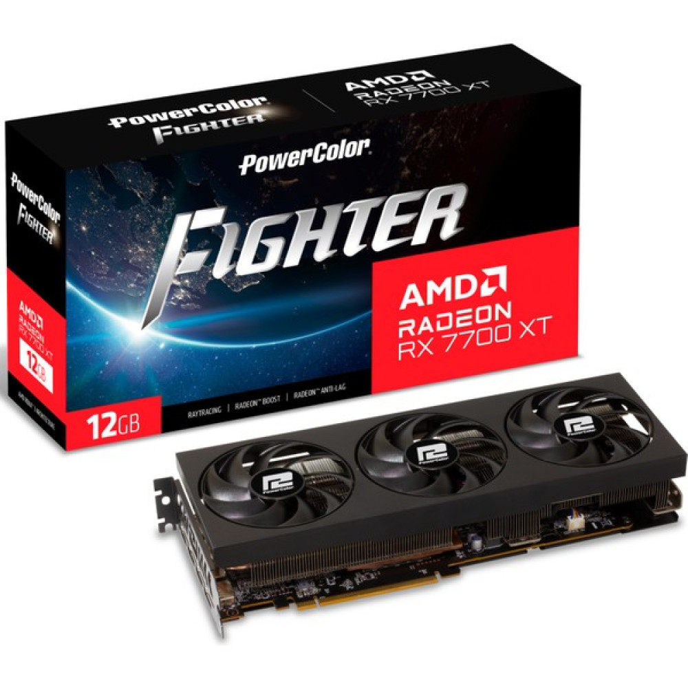 Powercolor Fighter RX7700XT Oc 12GB 192BIT Gddr6 Ekran Kartları Fiyatı