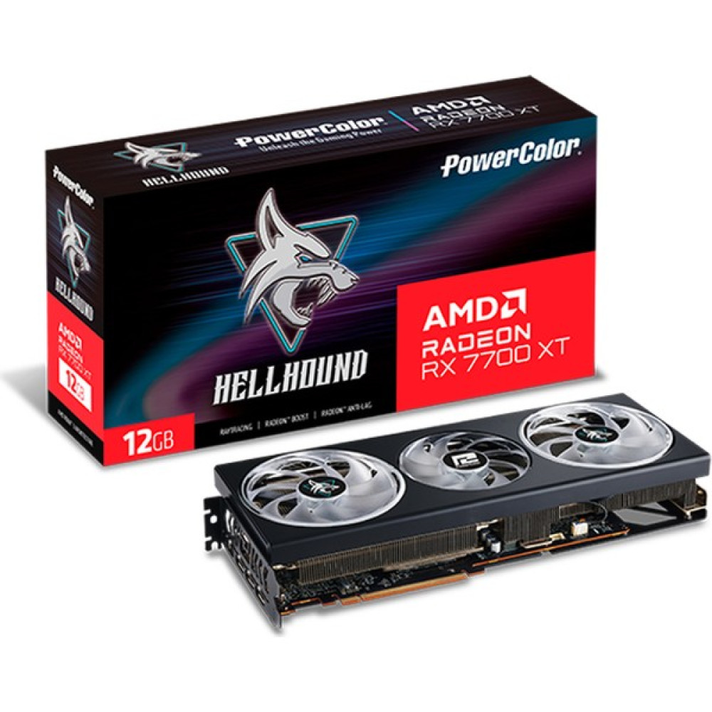 Powercolor Hellhound RX7700XT Oc 12GB 192BIT Gddr6 Ekran Kartları Fiyatı