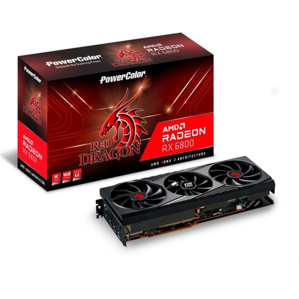Powercolor Red Dragon Radeon RX 6800 16GB 256Bit GDDR6 PCI-Express X16 Ekran Kartı (Axrx 6800 16GBD6-3DHR/OC) Ekran Kartları Fiyatı