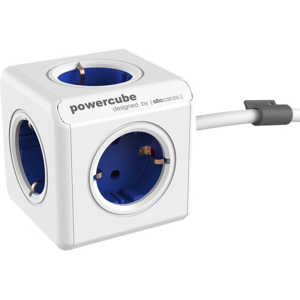 Powercube 5'li 1.5 Metre Uzatma Kablolu Priz Çoklayıcı - Mavi Prizler Fiyatı