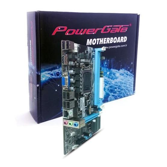 Powergate PG-H55M-AR S/L/V Intel H55 1600 MHz DDR3 Soket 1156 mATX Anakart