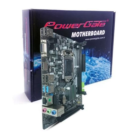 Powergate PG-H61M-AR S/L/V Intel H61 1600 MHz DDR3 Soket 1155 mATX Anakart