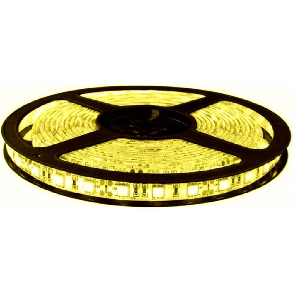 Powerlux İç Mekan Şerit Led 3 Çipli 12 Volt Metrede 60 Led Sarı - 5 m Led Aydınlatmalar Fiyatı