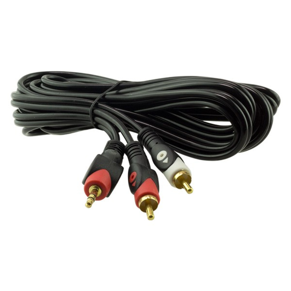 Powermaster 2 Rca Erkek + 3.5 Mm Stereo Erkek 3 Metre 1.Kalite Kablo HDMI Kablo Fiyatı