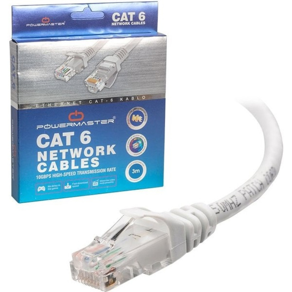 Powermaster 3 Metre Kutulu Gri Cat6 Kablo Oto Boyaları Fiyatı