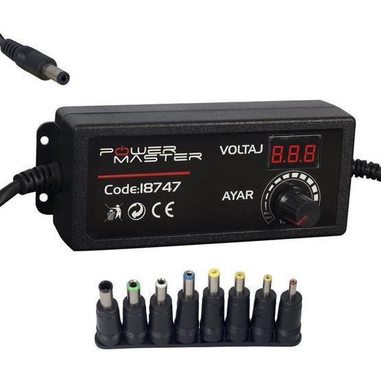 Powermaster 3V-24V 2000mA Çok Uçlu Kademeli Adaptör Bilgisayar Çevirici ve Adaptörü Fiyatı