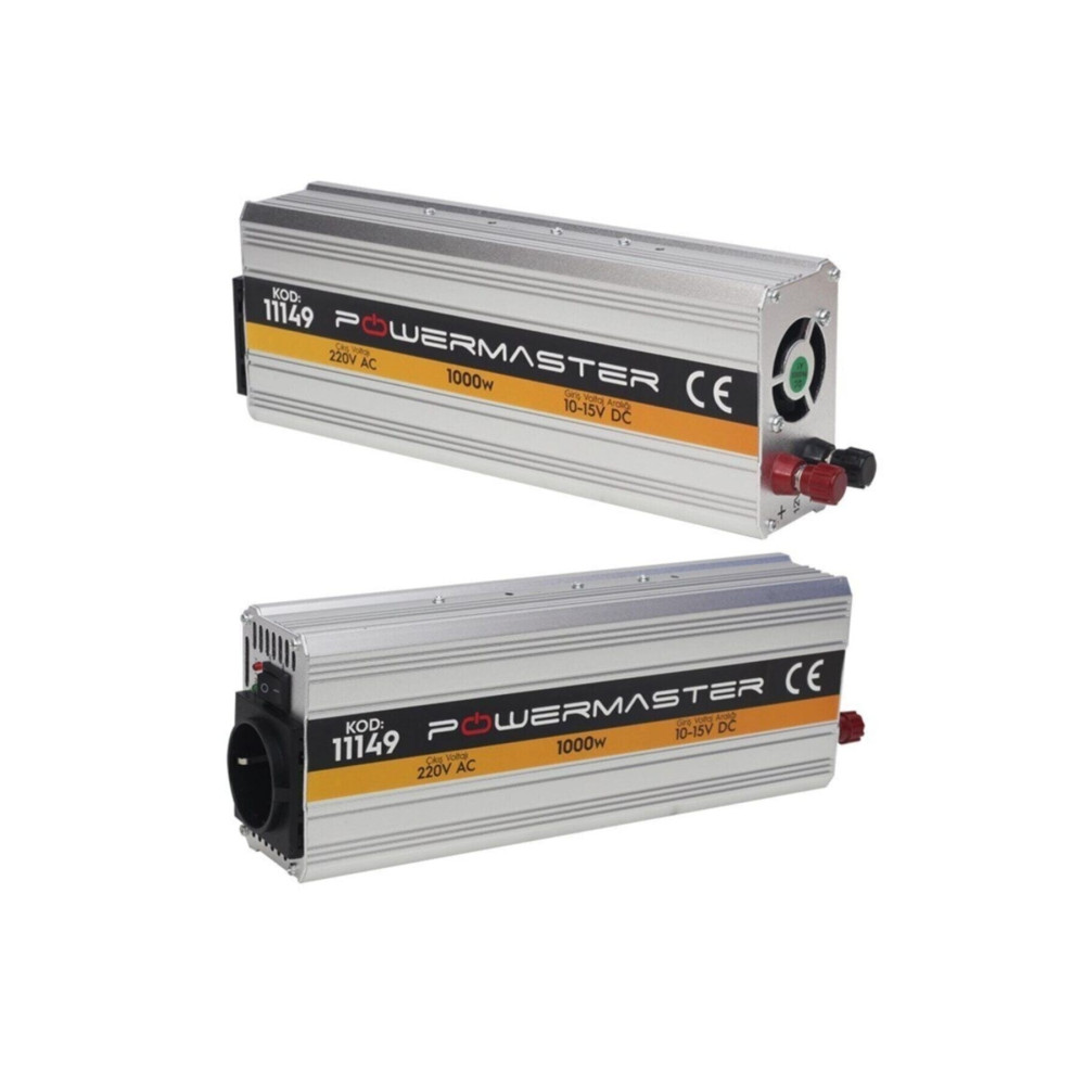 Powermaster Pm-11149 12 Volt 1000 Watt Modıfıed Sınus Inverter 10-15v Arası-220v Ac Uyumlu Oto Elektrik Inverter-Dönüştürücü Fiyatı