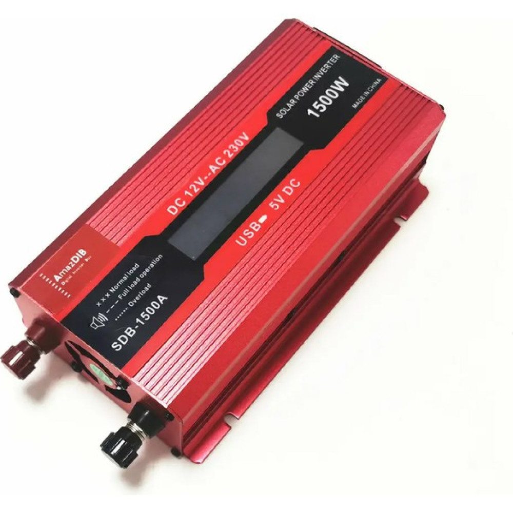 Powermaster PM-1500A 12 Volt 1500 Watt LCD Ekranlı Power Invertör 12V-220V Çevirici Inverter Dönüştürücü Power Supply Fiyatı