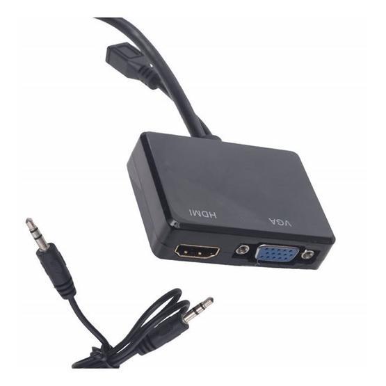 Powermaster PM-19260 HDMI To Vga + Hdmı Splitter Çevirici Adaptör