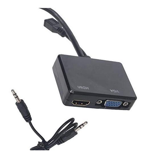Powermaster PM-19260 HDMI To Vga + Hdmı Splitter Çevirici Adaptör