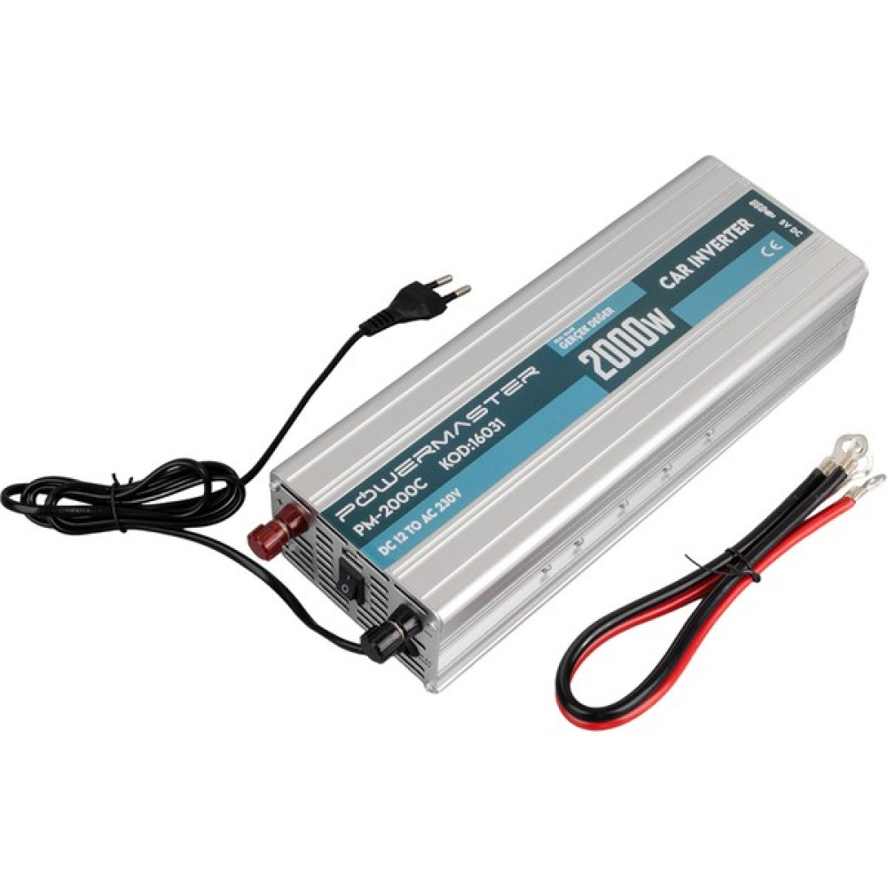 Powermaster PM-2000C 12 Volt 2000 Watt 220 Volt Şarjlı Invertör 12V-220V Inverter Power Supply Fiyatı