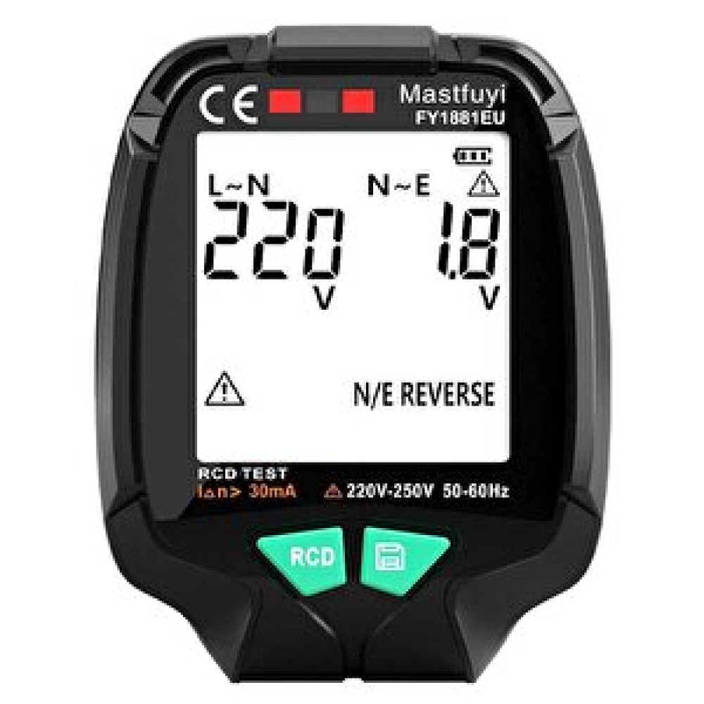 Powermaster Pm-20400 Si̇yah (30v - 250v) Tam Ekran Soket Test Ci̇hazi Diğer Test ve Ölçüm Cihazları Fiyatı