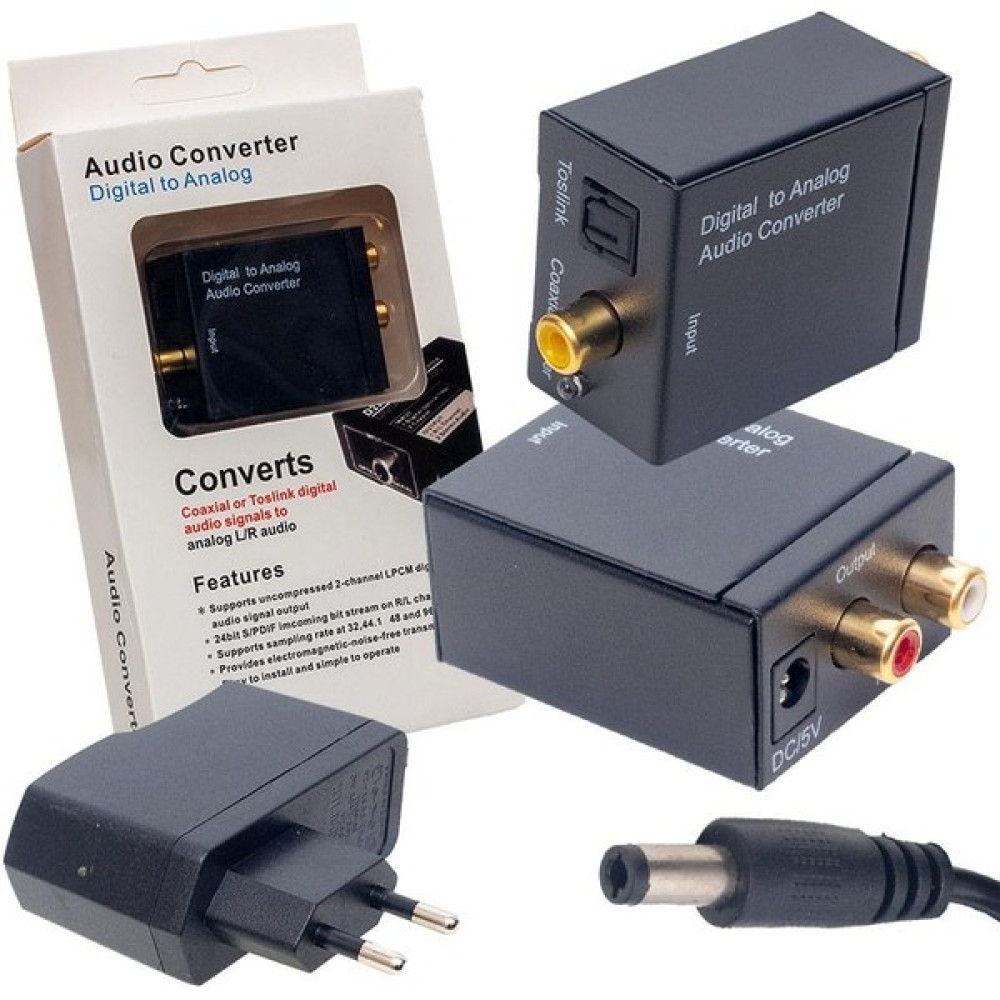Powermaster PM-32145 Optik To Rca Çevirici Aparat Adaptörlü - Siyah Bilgisayar Çevirici ve Adaptörü Fiyatı