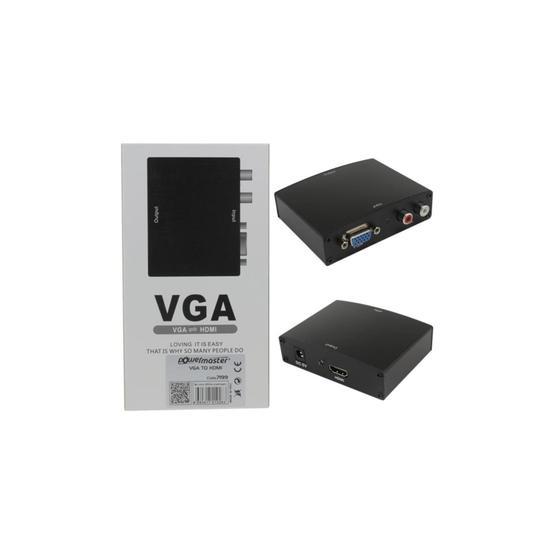 Powermaster PM-7199 Adaptörlü Vga To HDMIDönüştürücü