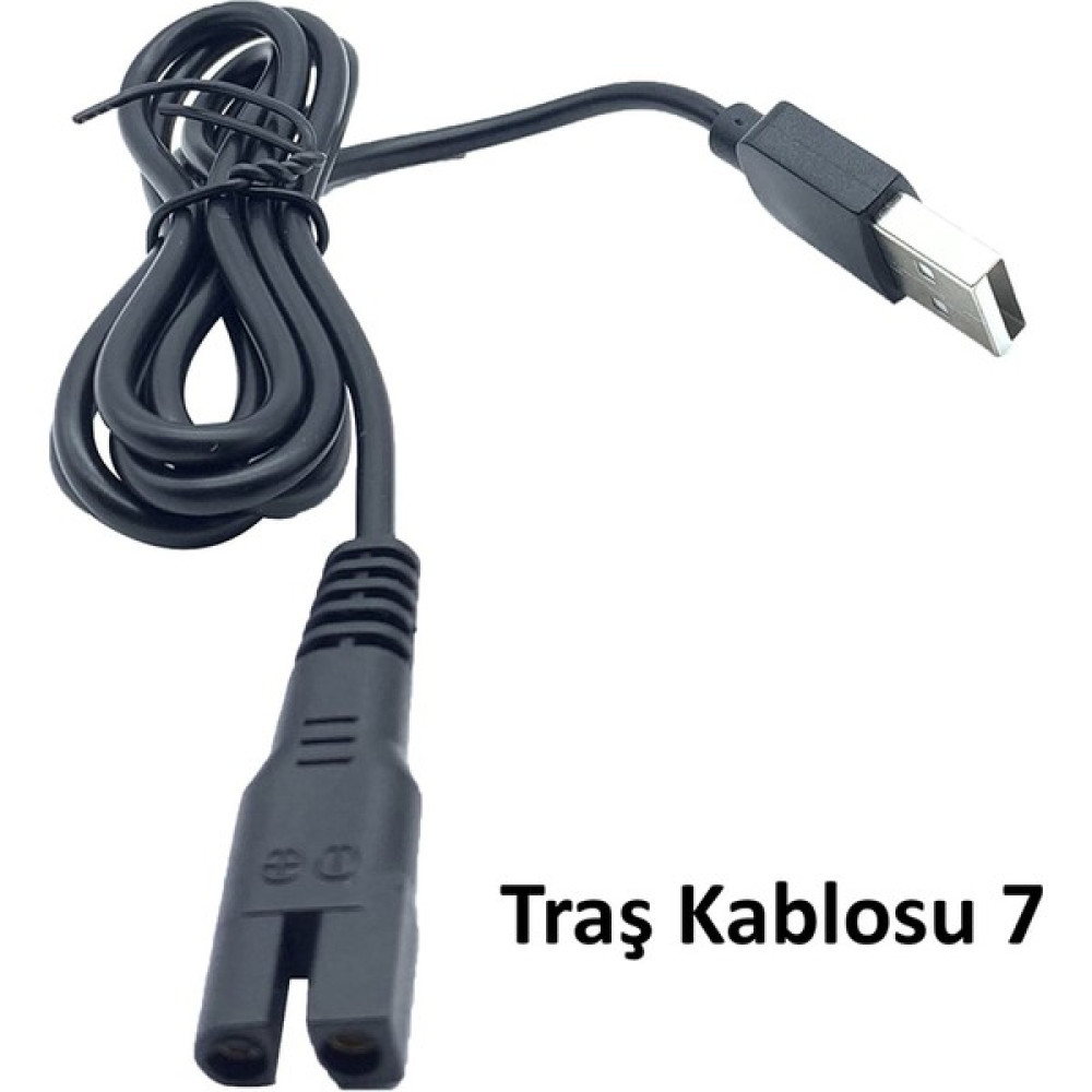 Powermaster Tıraş Makinaları Için USB Şarj Kablosu (7) Bilgisayar Çevirici ve Adaptörü Fiyatı