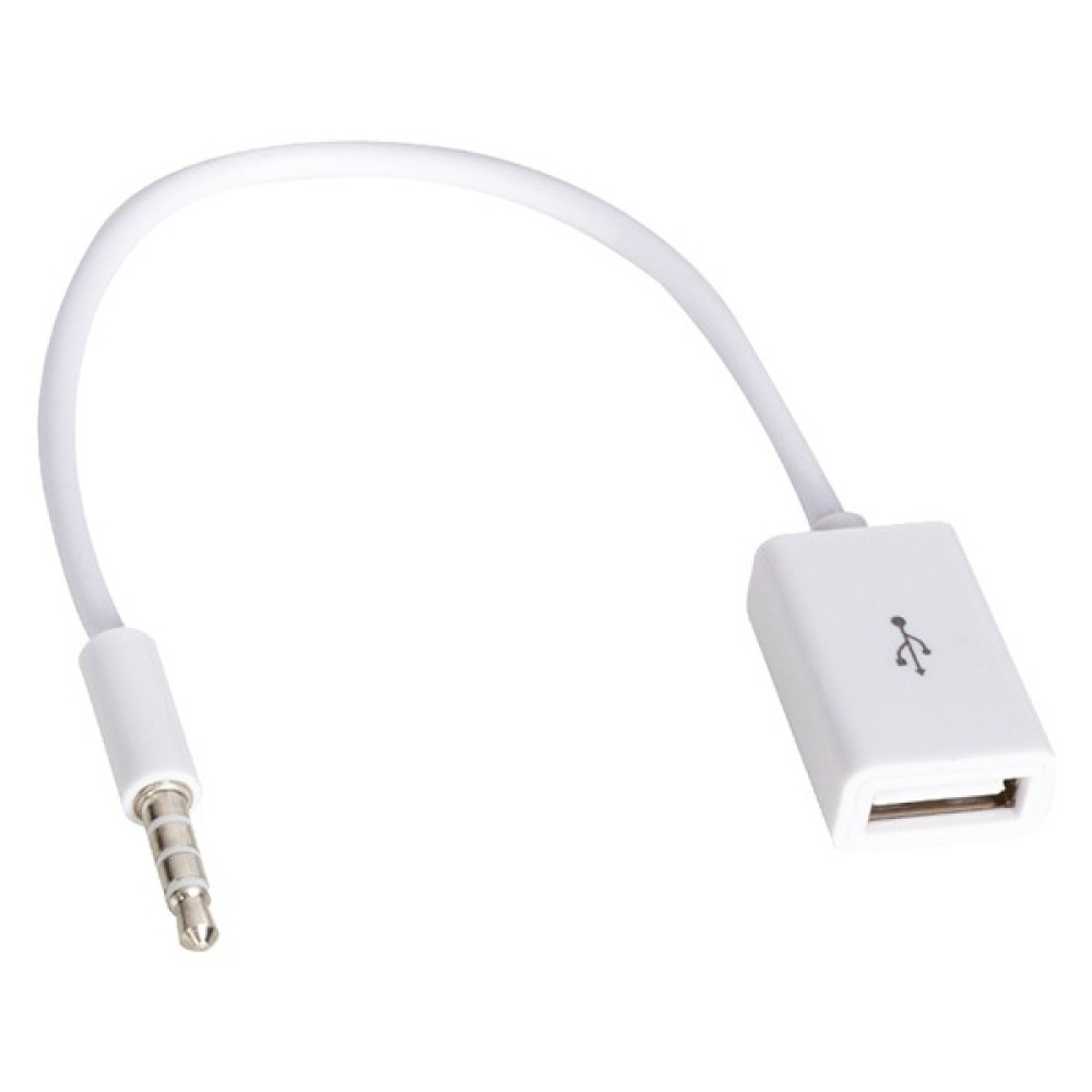 Powermaster USB Dişi To Aux Stereo 3 Boğumlu Kablo - Siyah Güç Kablosu Fiyatı
