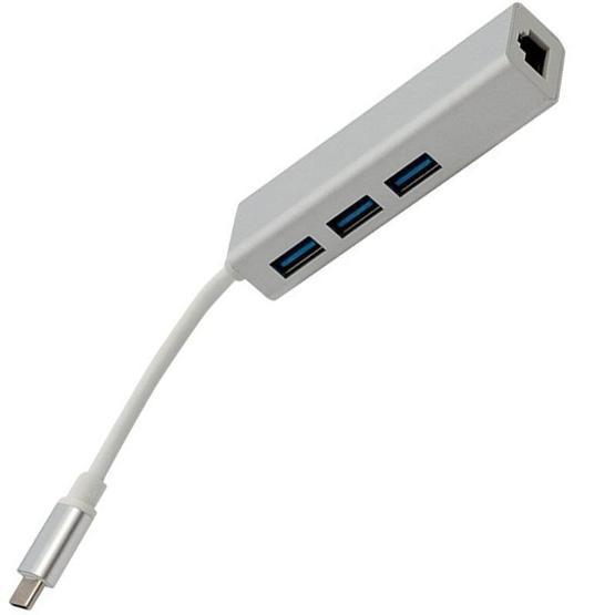 Powermaster Usb Type-C 3.0 3 RJ45 Çıkışlı Port HUB USB Kablo Fiyatı