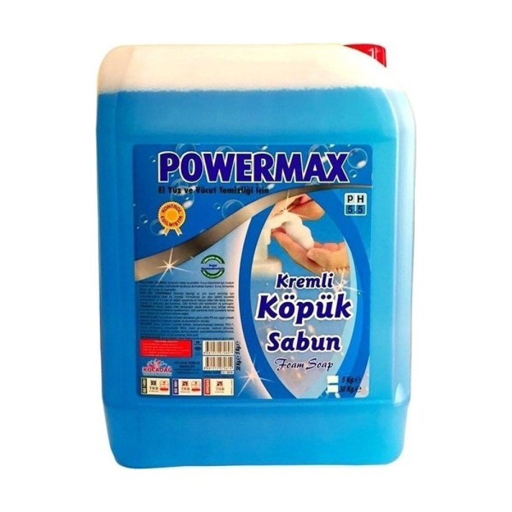 Powermax Kremli Köpük Sabun 5 kg Sabunlar Fiyatı