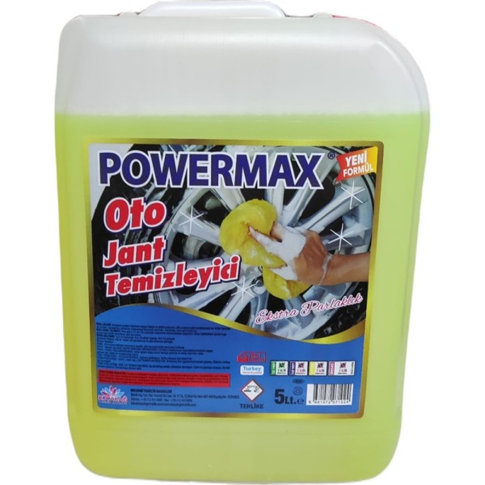 Powermax Oto Jant Temizleyici ve Parlatıcı 5 Lt - 5 L Oto Genel Temizlik Fiyatı