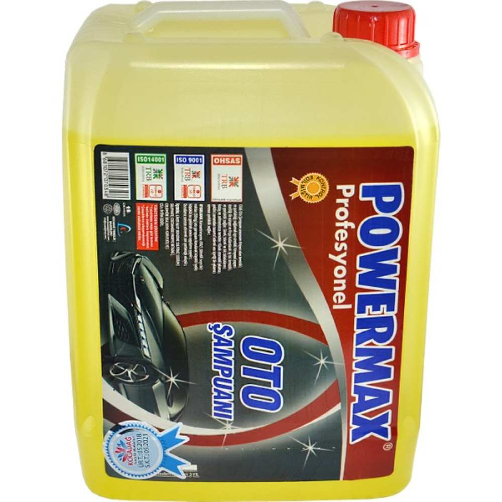 Powermax Profesyonel Cilalı Oto Şampuanı 5 kg Oto Yıkama Ürünleri Fiyatı
