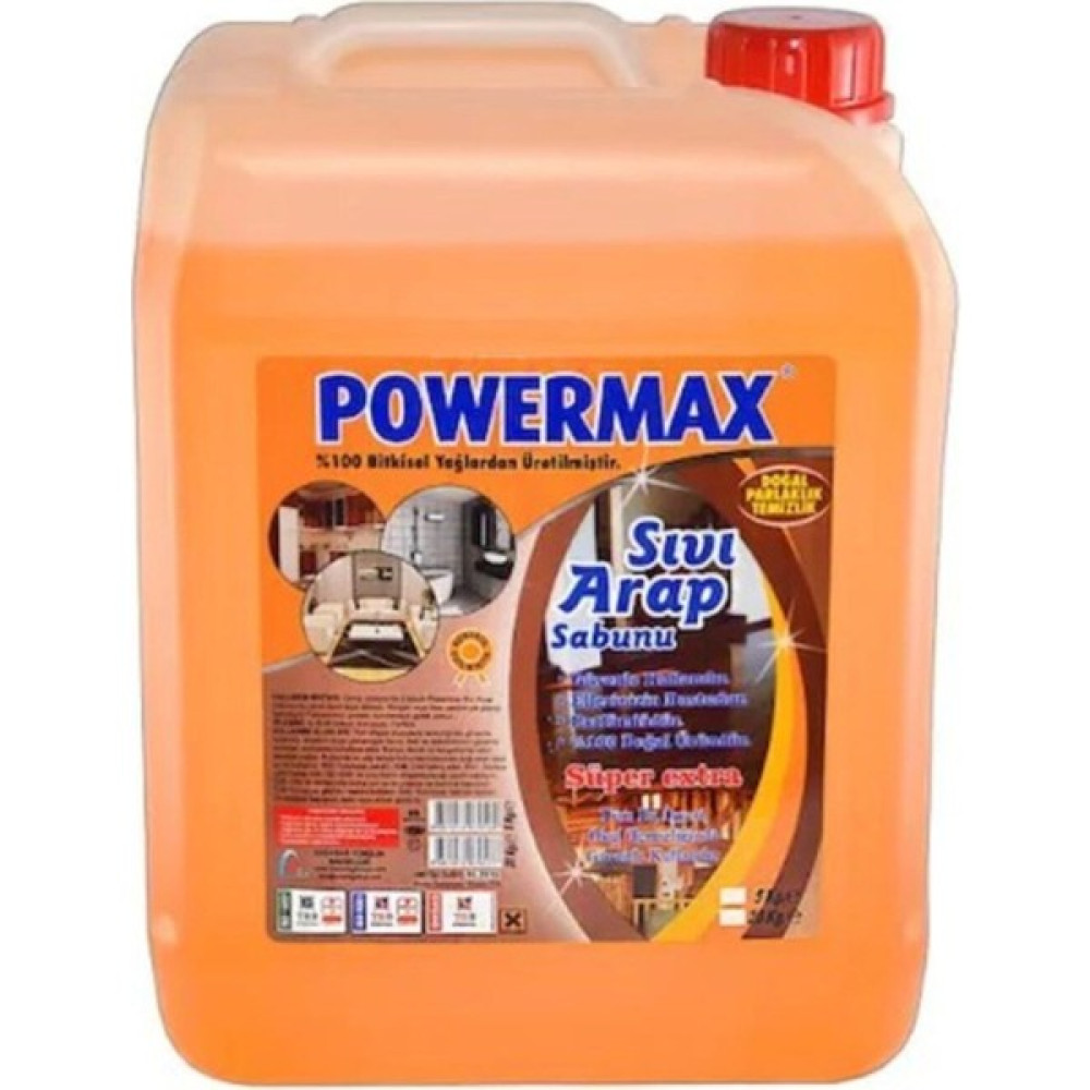 Powermax Sıvı Arap Sabunu 5 Lt Arap Sabunu 5 - 1 El Bakımı Fiyatı