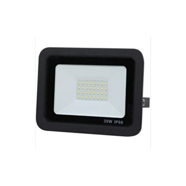 Powerr Led Aydınlatma 12-24 Volt 30 Watt Siyah Slim Kasa 6500K Beyaz Işık Ip 65 LED Projektör - 30 W Projeksiyon Fiyatı