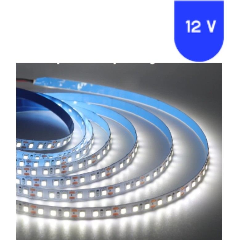 Powerr Led Aydınlatma 12 Volt 5 mm 2835 Smd 6500 K Beyaz Iç Mekan 120 Ledli 5 Metre Şerit LED SSD / Solid State Drive Fiyatı