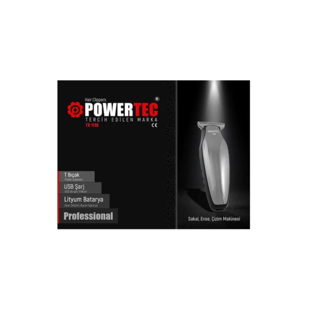 Powertec Tr-1158 Saç Sakal Tıraş Makinesi Tr1158 J182 Tıraş Makineleri Fiyatı