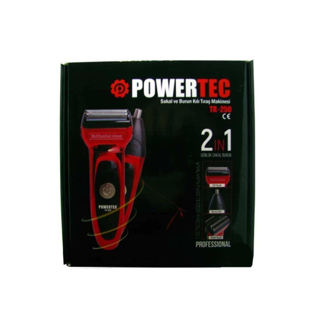 Powertec Tr-250 Günlük Sakal Ve Burun Kili Makinesi Tr250 Tıraş Makineleri Fiyatı