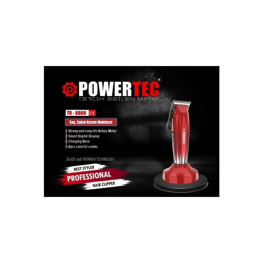 Powertec Tr-8800 Saç Tıraş Makinası Tıraş Makineleri Fiyatı