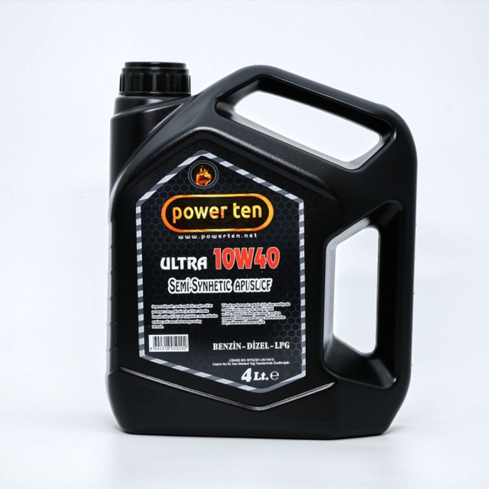 Powerten 10W40 Motor Yağı 4 Litre ( Üretim Yılı: 2022 ) Motor Yağı Fiyatı
