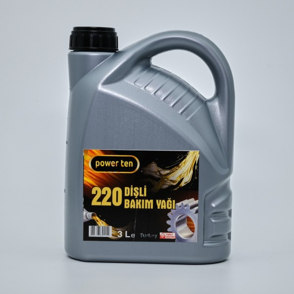 Powerten 220 Numara Asansör Dişli Bakım Yağı 3 Litre Motor Yağı Fiyatı