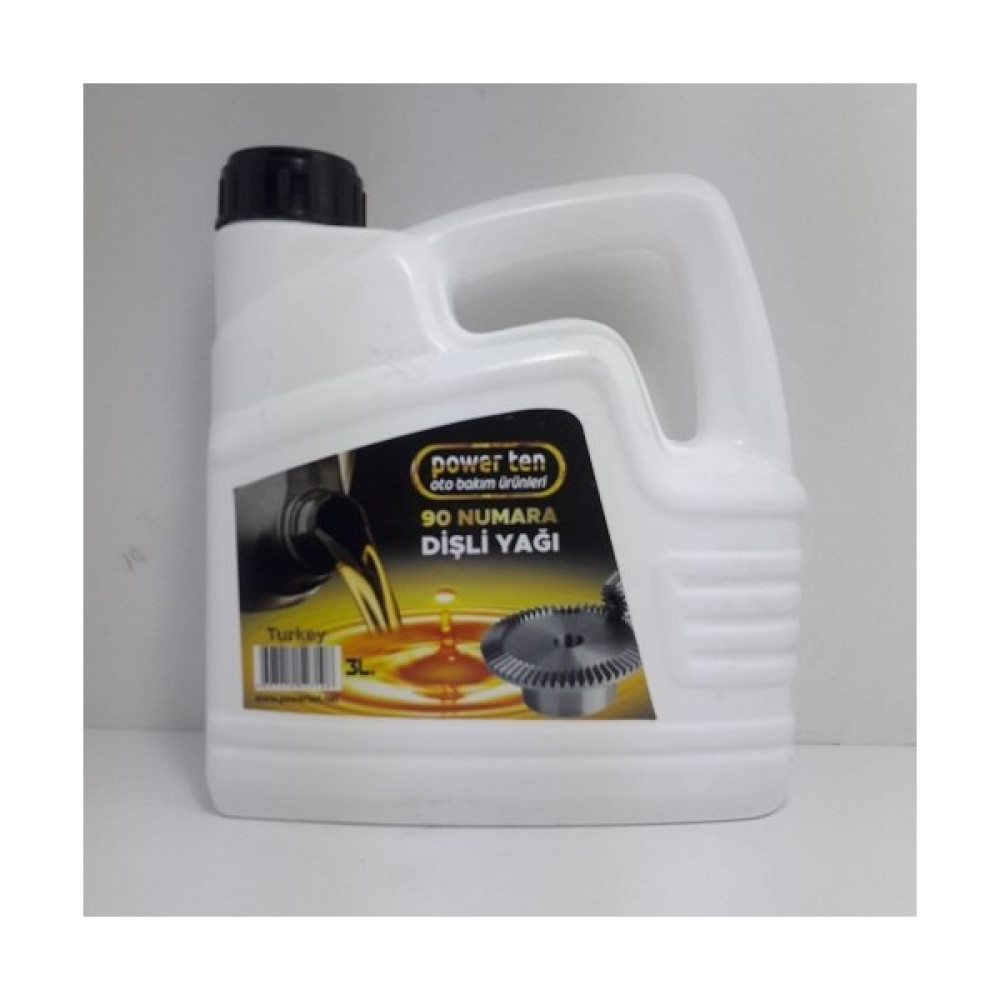 Powerten 90 Numara Dişli Yağı 3 Lt Motor Yağı & Katkıları Fiyatı