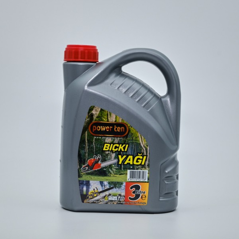 Powerten Bıçkı Zincir Testere Yağı 3 Litre Motor Yağı Fiyatı