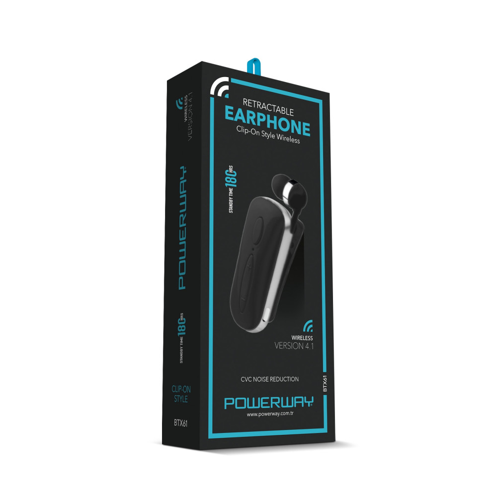 POWERWAY Btx61 Makaralı Bluetooth Kulaklık Kulak İçi Kulaklık Fiyatı
