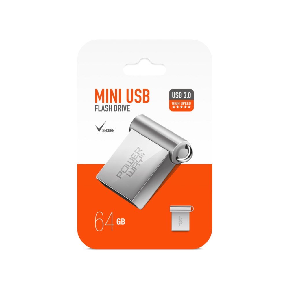 POWERWAY Mini 64 Gb Metal Mini Usb Flash Bellek Usb 3.0 Yüksek Hızlı Flash Bellekler Fiyatı