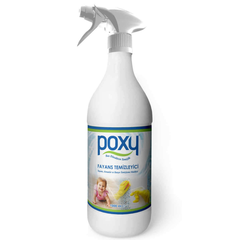 Poxy Banyo Fayans Kireç Çözücü Duşakabin Ağır Kirler Için Lavabo Klozet Derz Temizleyici Sprey 1 Lt Parlatıcı ve Temizleyiciler Fiyatı