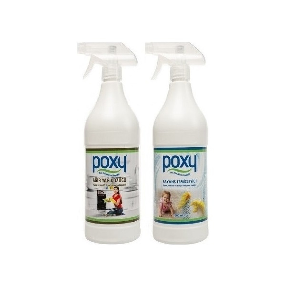 Poxy Fayans Banyo, Yağ Çözücü - 1000 ml Parlatıcı ve Temizleyiciler Fiyatı