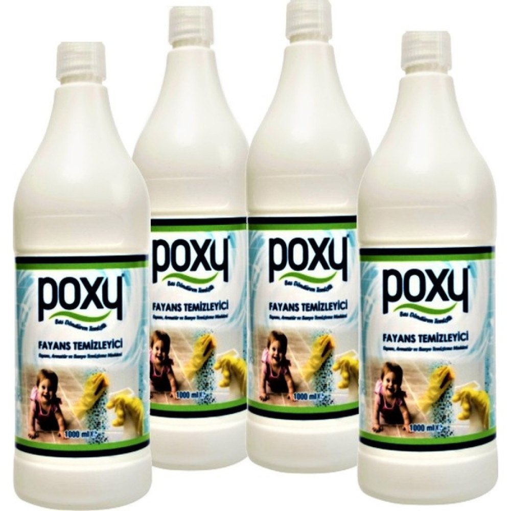 Poxy Fayans Derz Temizleyici 1 Lt x 4 Adet Parlatıcı ve Temizleyiciler Fiyatı