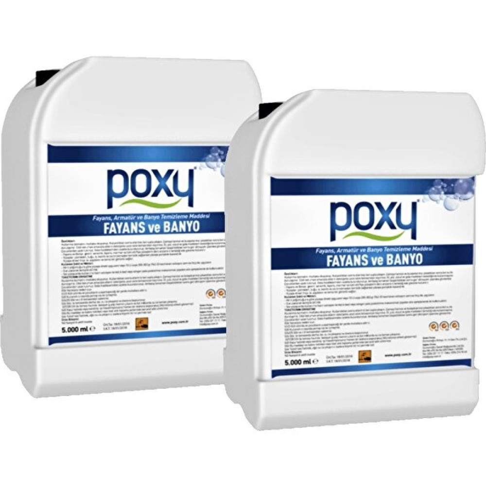 Poxy Fayans Derz Temizleyici 5 Lt x 2 Adet Parlatıcı ve Temizleyiciler Fiyatı