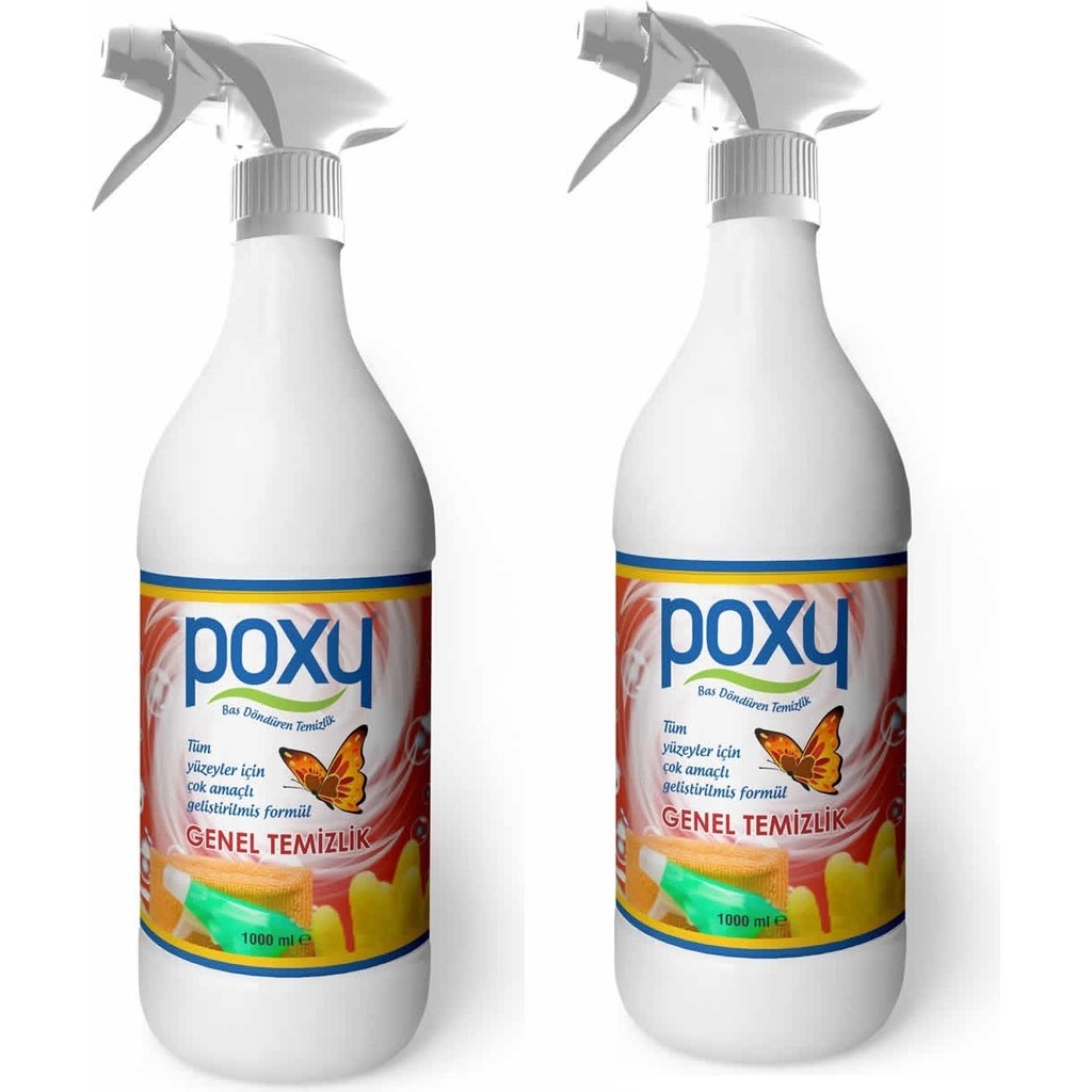 Poxy Genel Temizlik 1 Lt 2' Adet Leke Çıkarıcı Pimapen, Halı, Koltuk, Tekstil Vb. Temizliğinde Koltuk Fiyatı