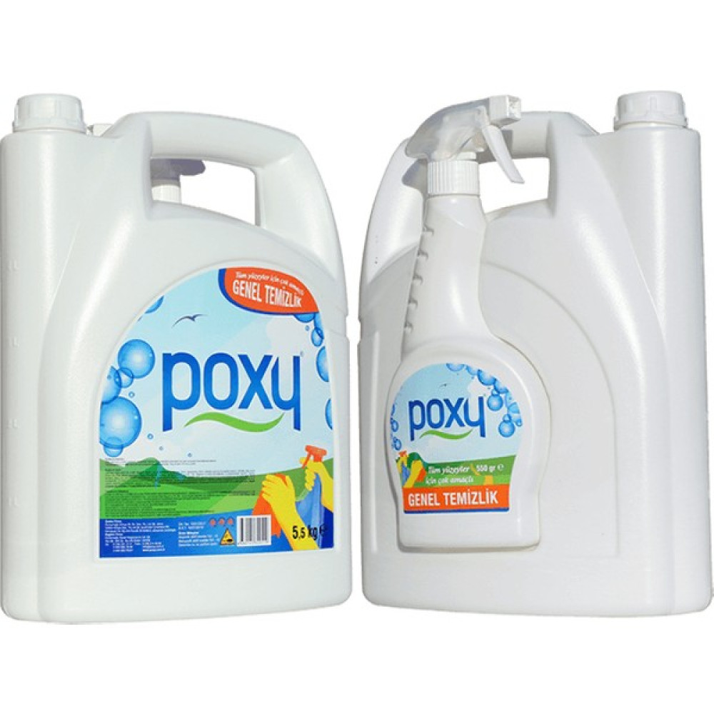 Poxy Genel Temizlik 5500ML + 500 ml - 6 lt Temizlik Malzemeleri Fiyatı