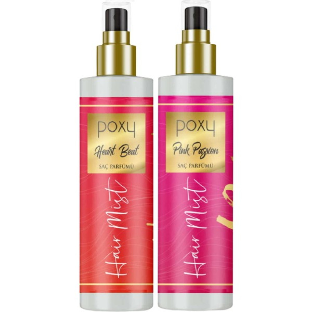 Poxy Heart Beat Saç Parfümü 150 ml & Pink Passion Saç Parfümü 150 ml Saç Bakım Maskeleri & Serumlar & Spreyler Fiyatı