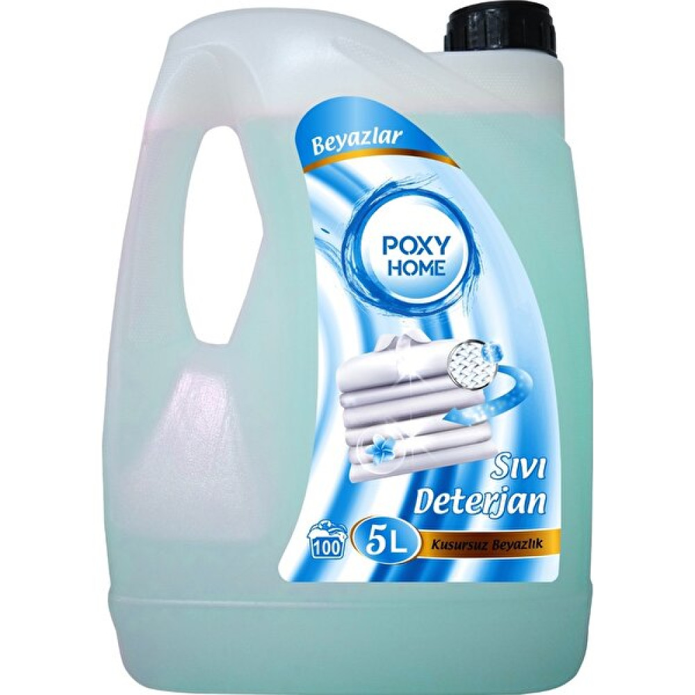 Poxy Home Beyazlar Için Sıvı Çamaşır Deterjanı 5000 ml Çamaşır Deterjanı Fiyatı